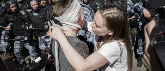 Митинг у мэрии Москвы 27 июля 2019 года и его последствия. Онлайн